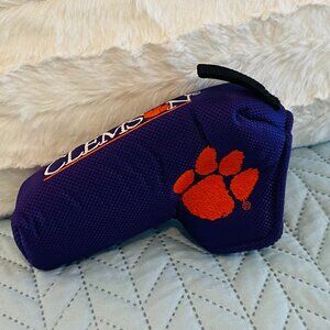 Clemson Tigers Purple Blade Golf Putter Cover